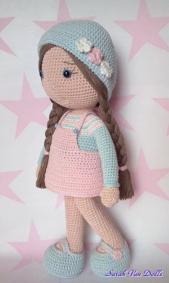 Doll Itzel handmade cotton