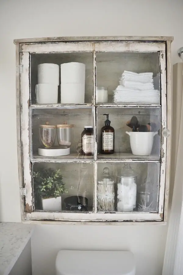 #14. DIY Bathroom Cabinet