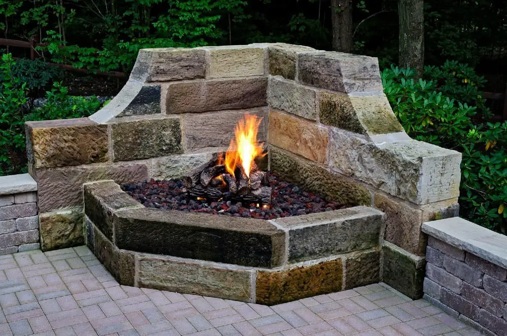 A fire pit