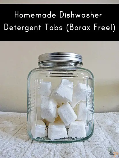 You can either make laundry detergent tabs