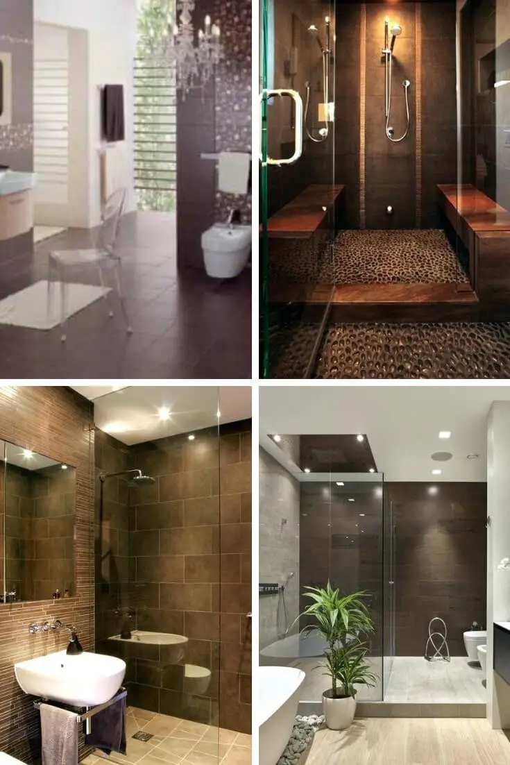 Brown Bathroom Tile Ideas