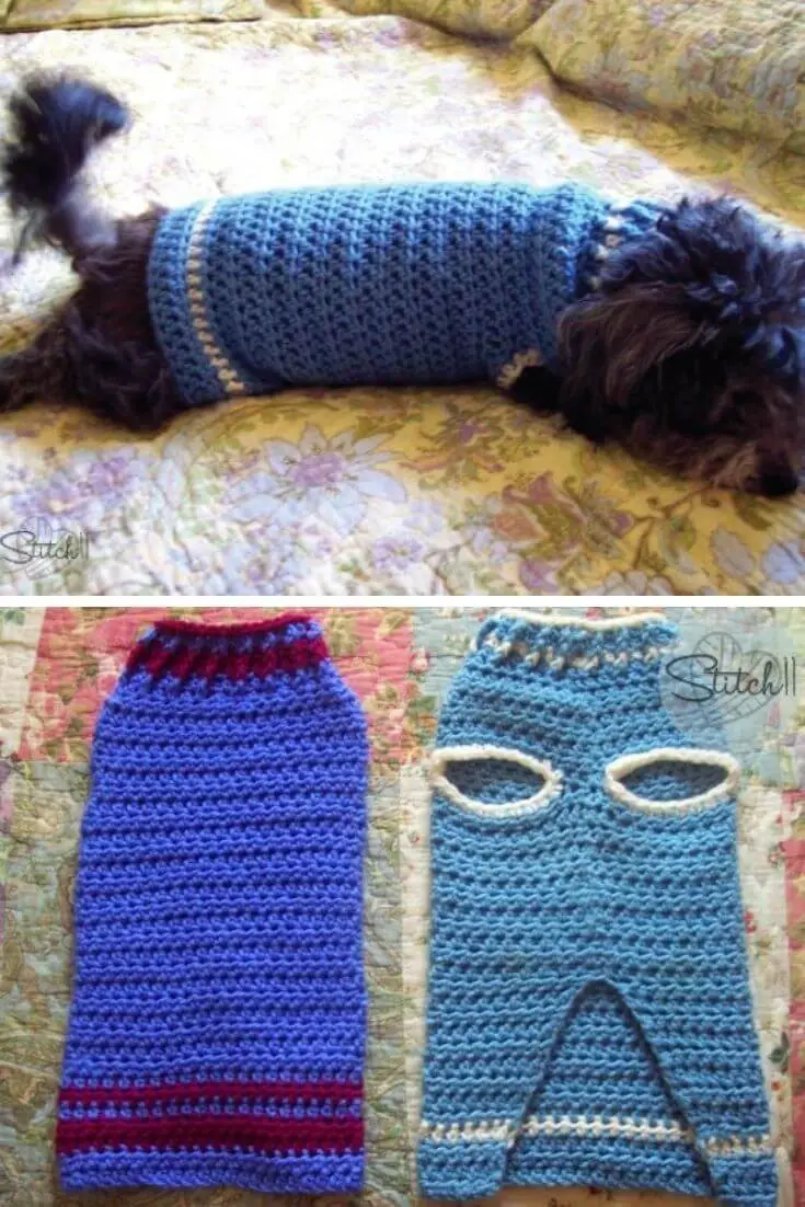 Size small dog sweater