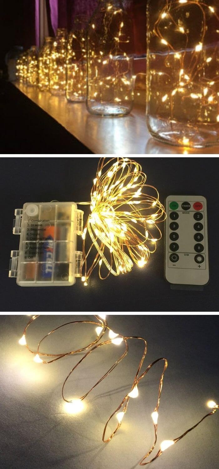 Remote fairy lights