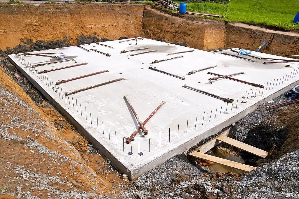 Concrete Slab Foundation.