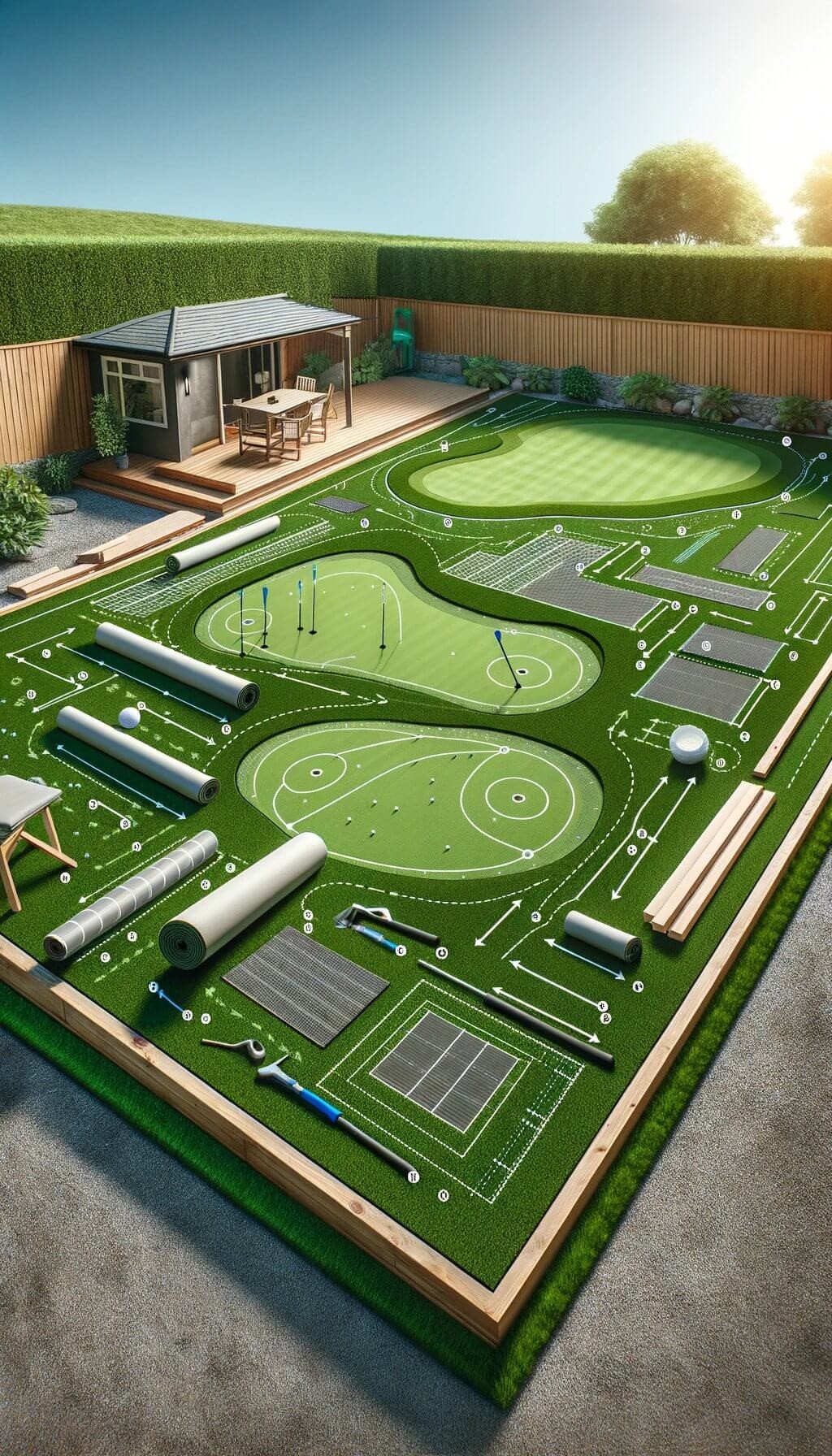 Natural Grass Putting Green