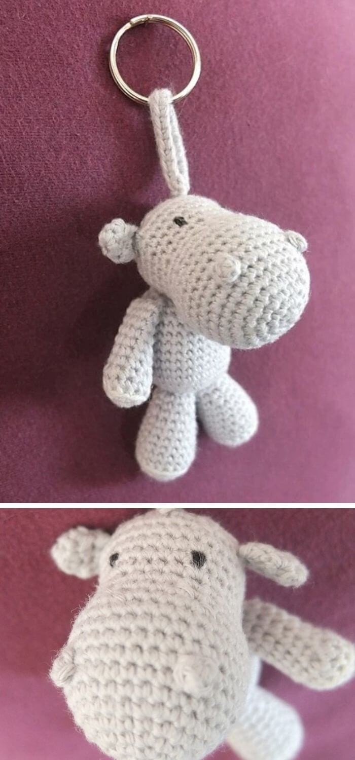 Tom hippo keychain