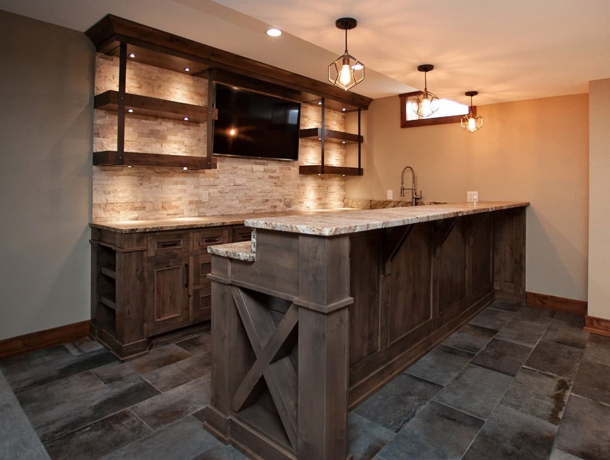 Rustic Wooden Kitchen