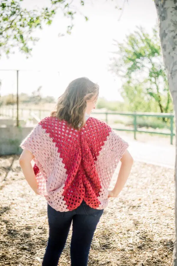 Butterfly crochet cardigan