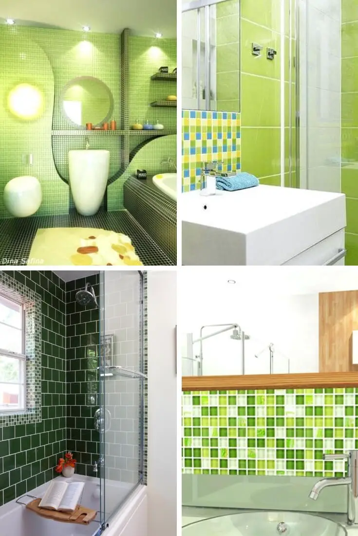 Green Bathroom Tile Ideas