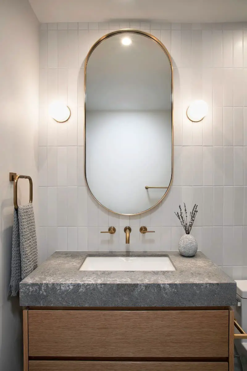 Modern bathroom mirror ideas.