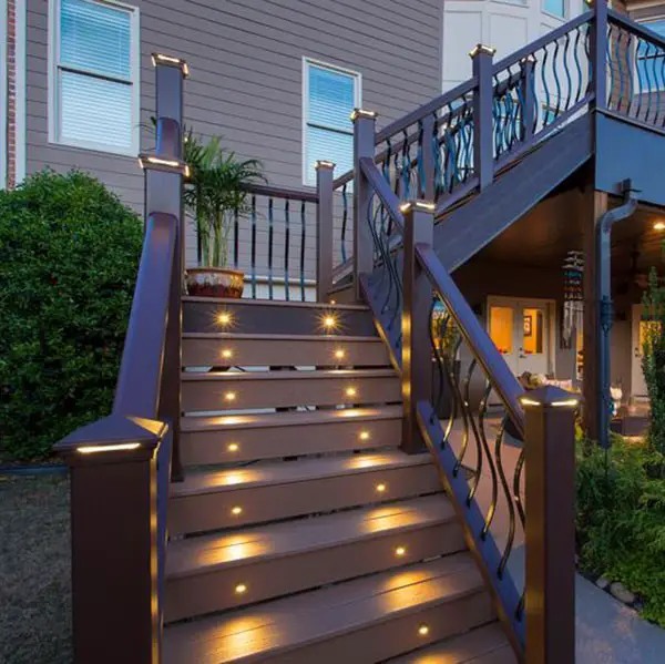 Trex deck lighting