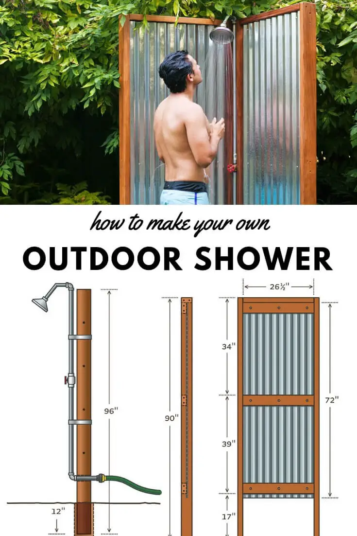 How to make your own Outdoor Shower