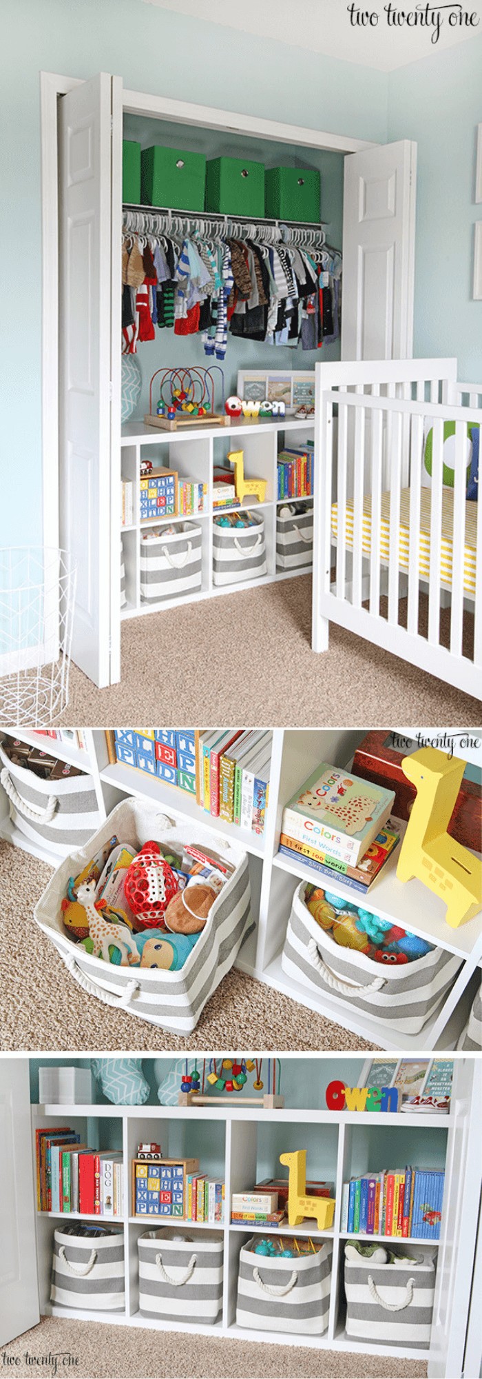 Nursery closet