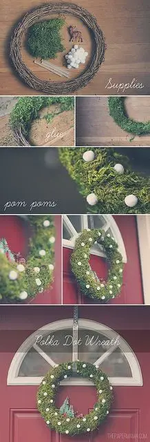 Polka Dot Wreath