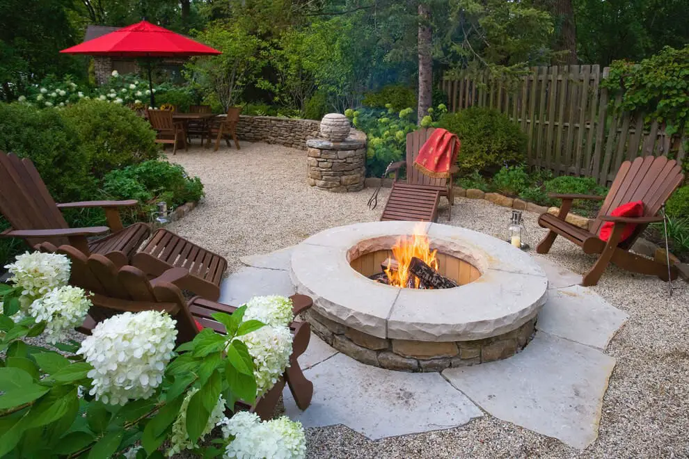 Gravel Fire Pit