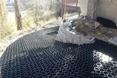 Plastic Pavers.