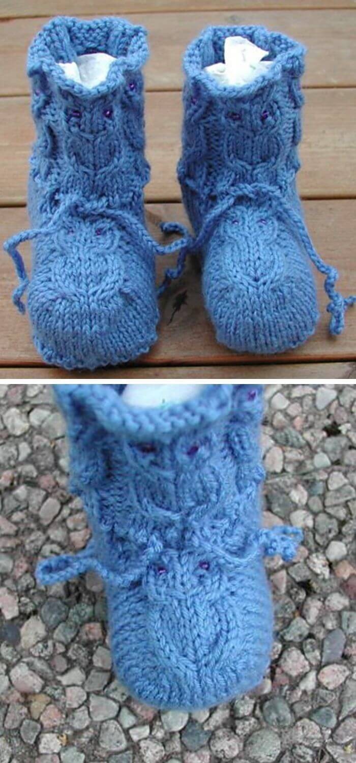 Owl booties