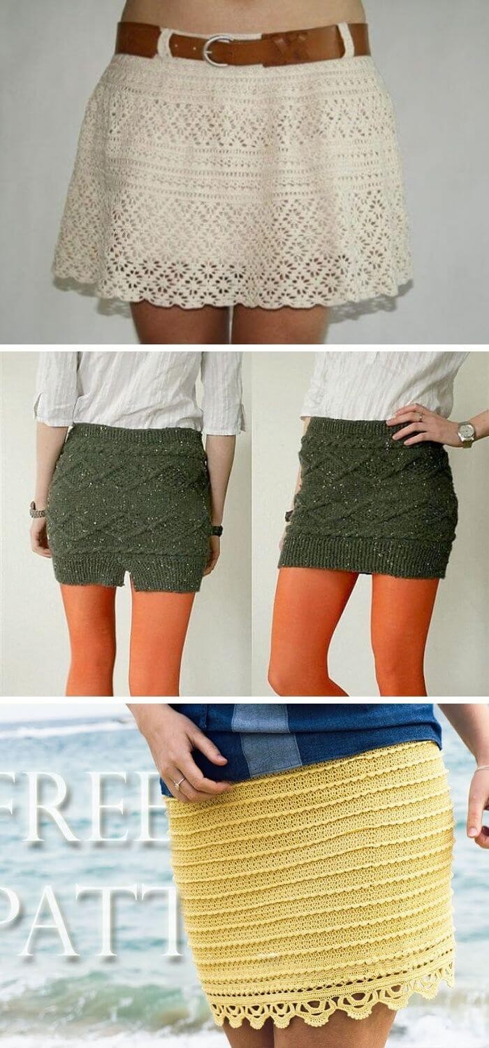 Crochet Mini Skirt Free Pattern