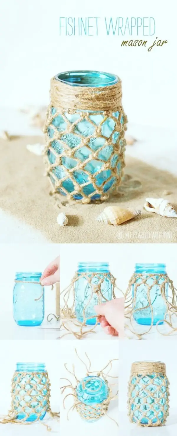 Jute Knotted Bottles