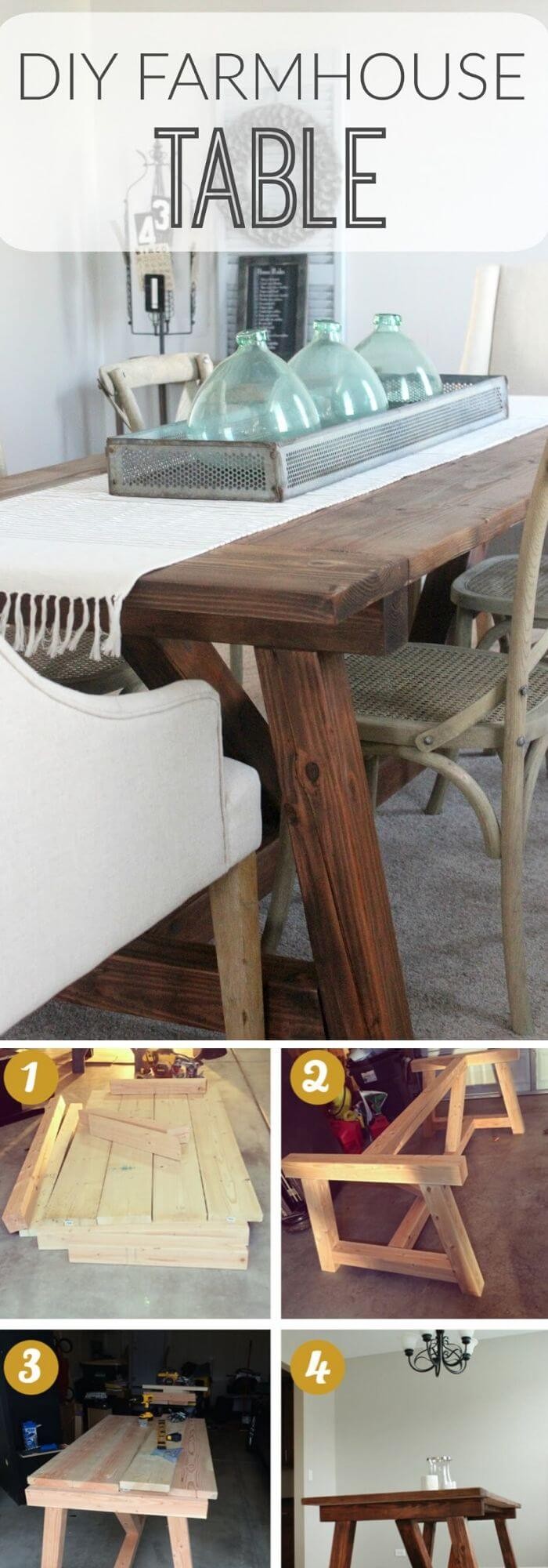 DIY Farmhouse Accent Table