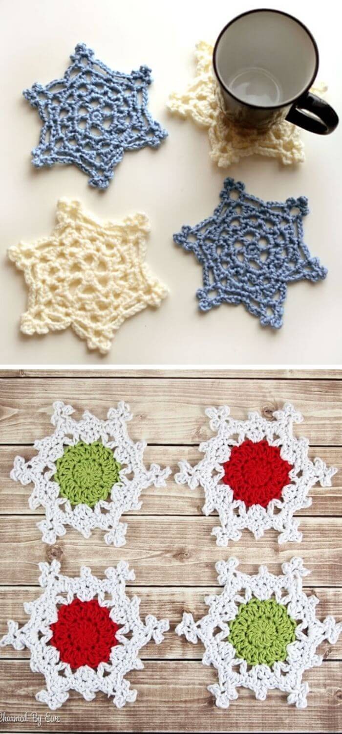 Snowflake Crochet Coaster