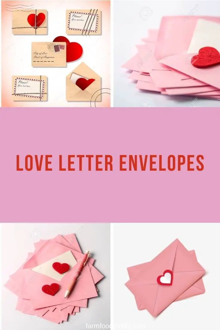 Love letter envelopes: