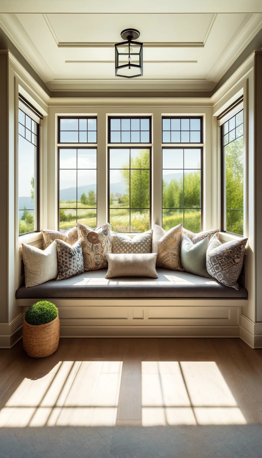 Window Seat with Cushions