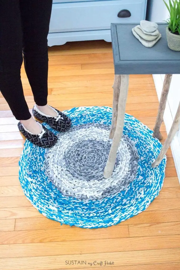 Crochet T-shirt Rug