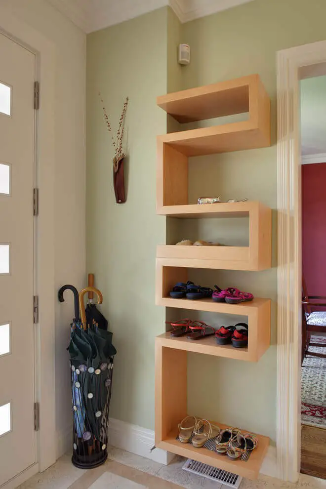 Wall-mounted shelving