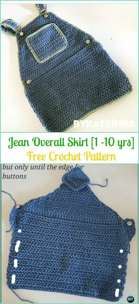 Jean Overall Skirt Free Pattern