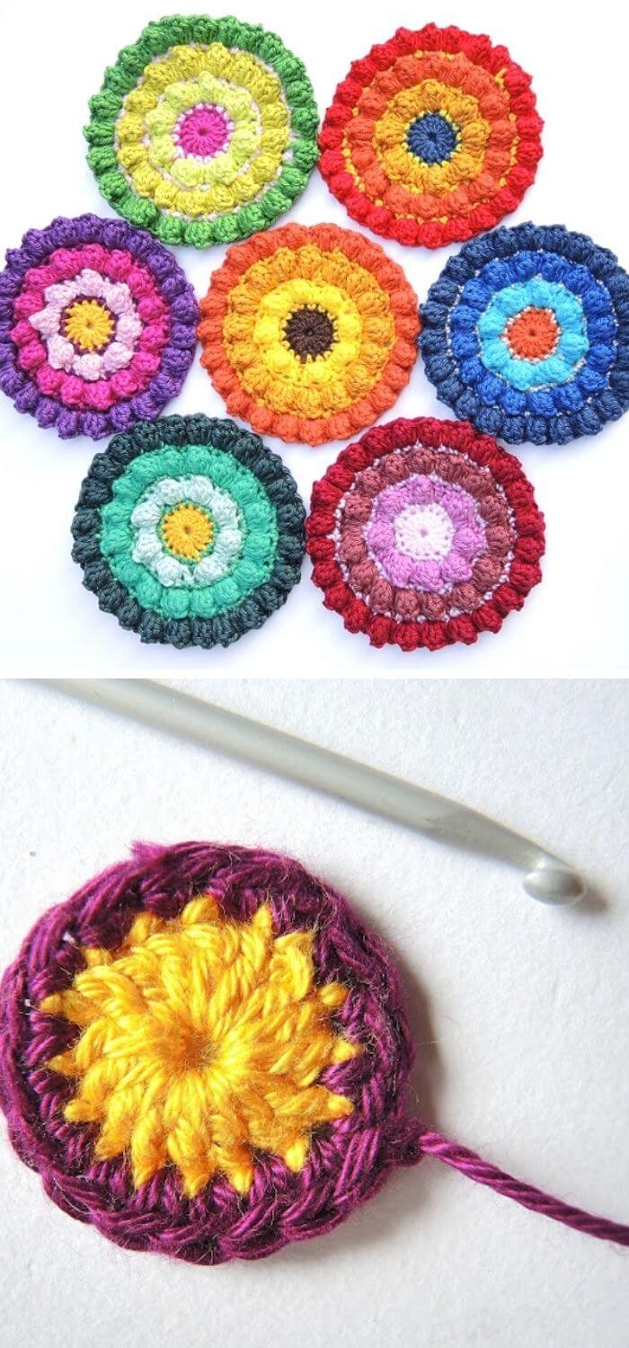 20+ Creative Crochet Coasters Free Patterns