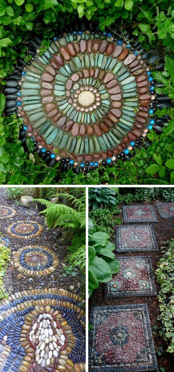 Beach Stone Stepping Stones