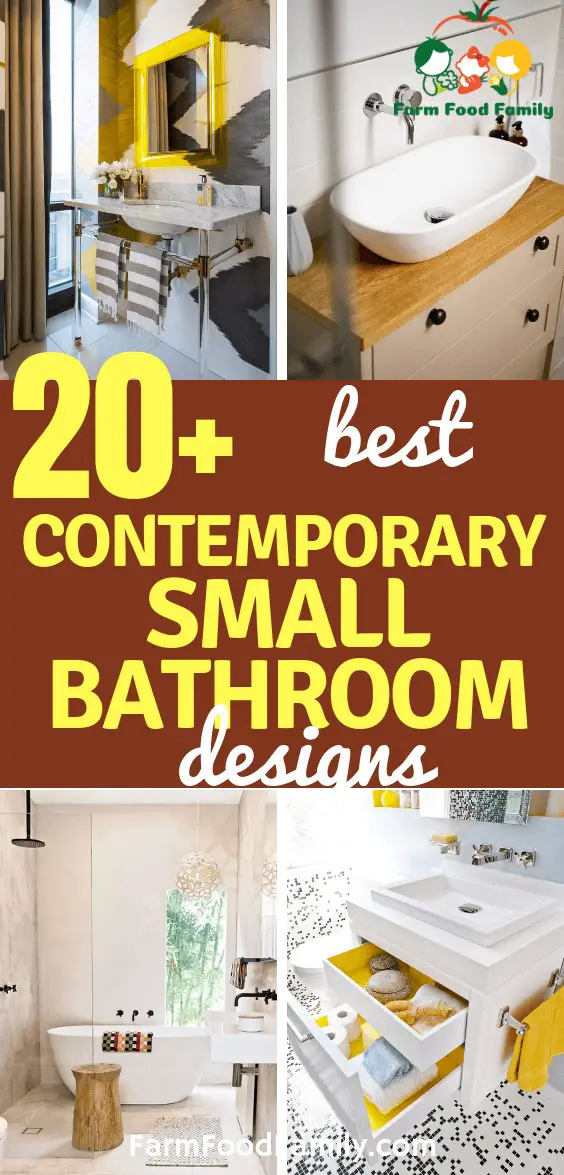 20+ Best Contemporary Small Bathroom Designs