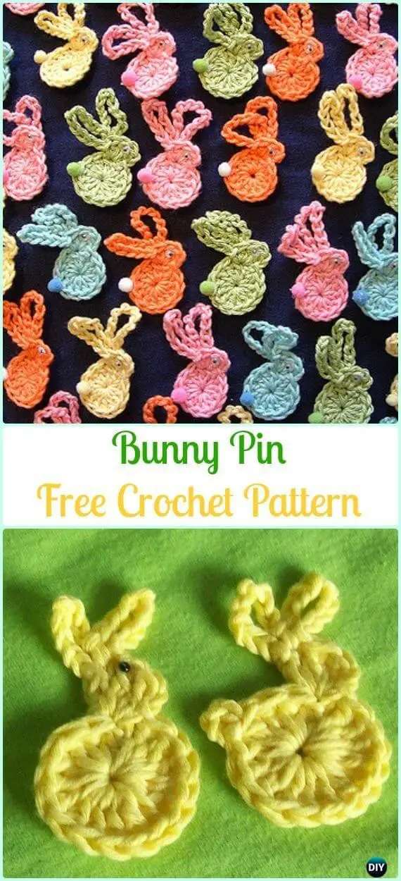 Bunny Pin Applique