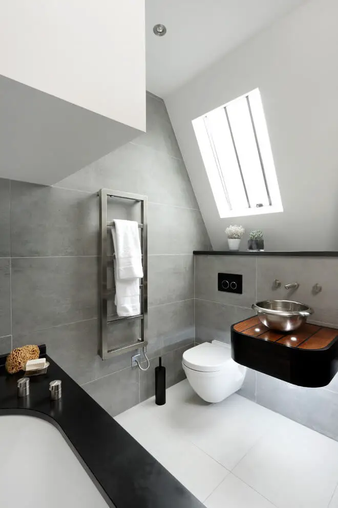 Simple little modern bathroom