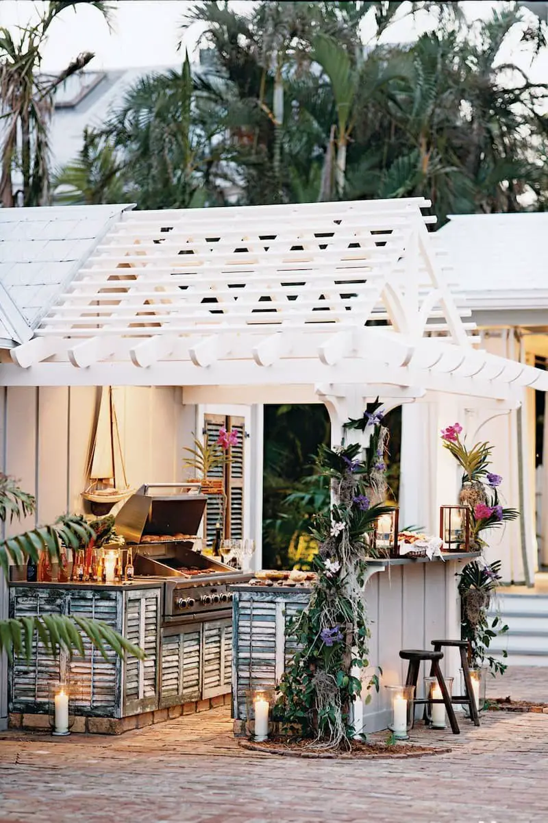 Tropical outdoor kitchen ideas