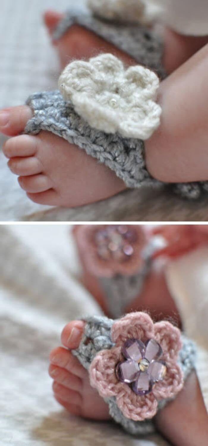 The baby sandals