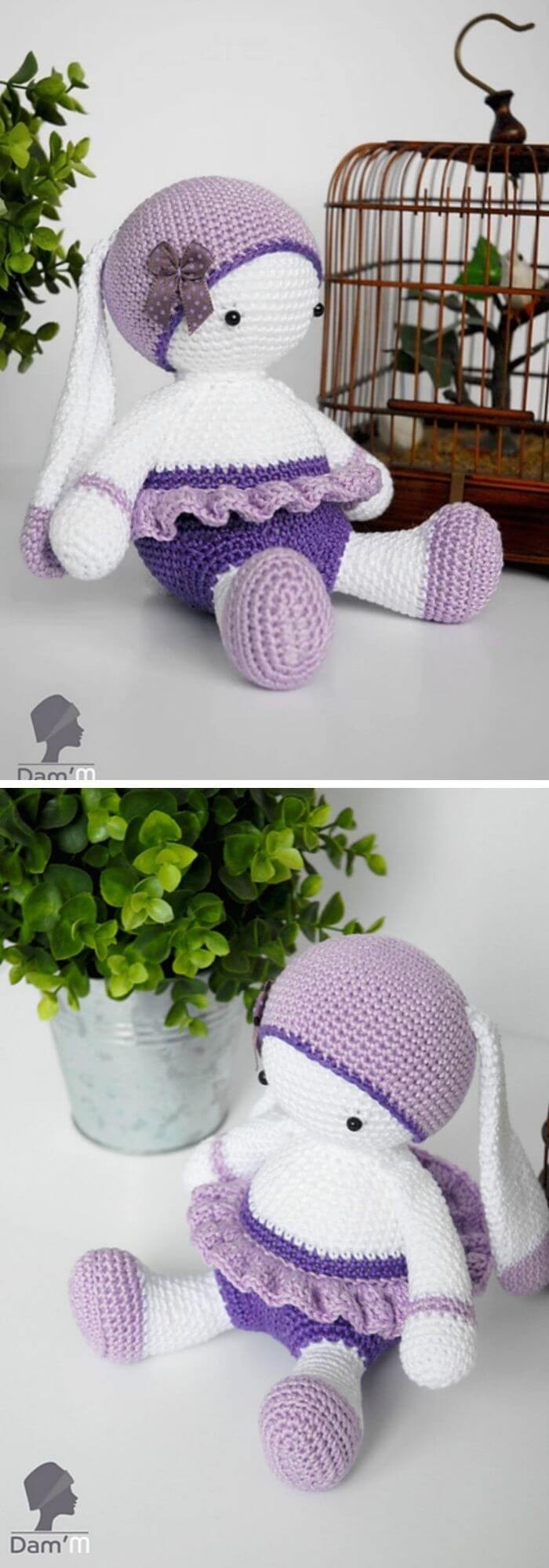 19+ Best Crochet Amigurumi Bunny Toy Free Patterns