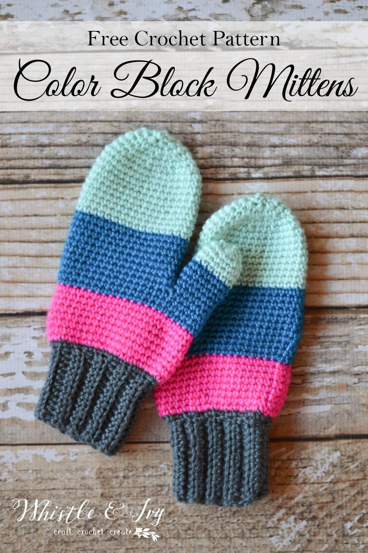 Warm Mittens Crochet