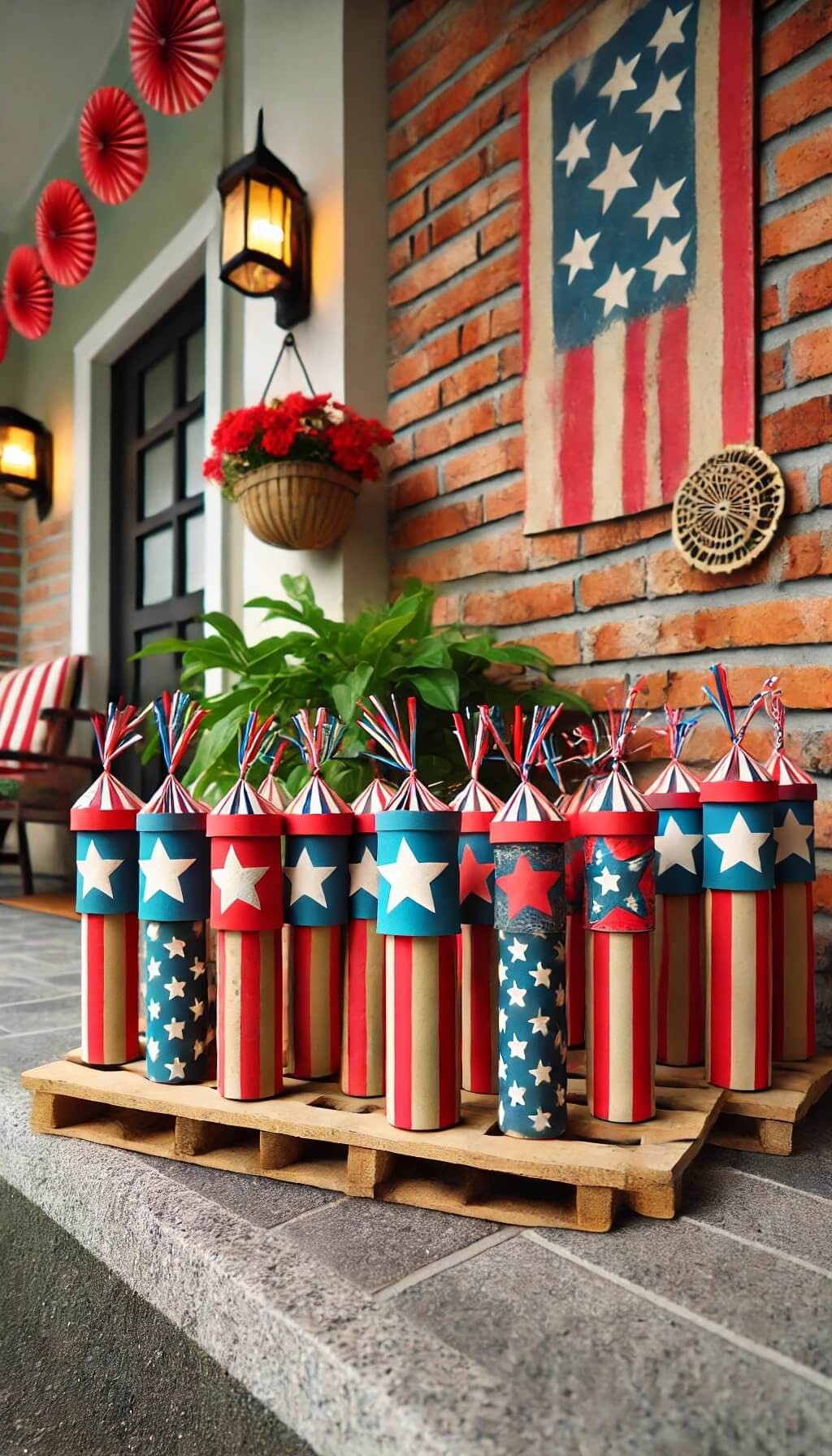 DIY Firecracker Decorations