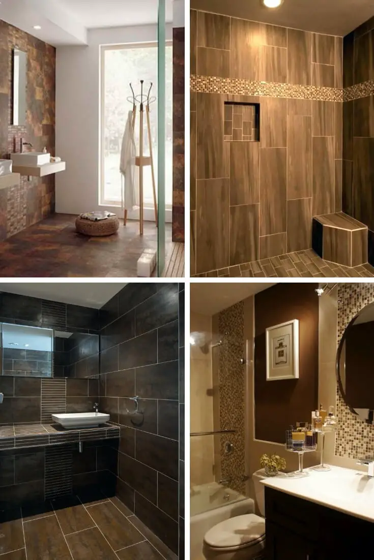 Brown Bathroom Tile Ideas