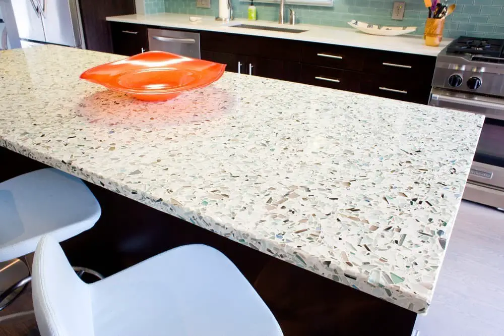 Recycled Glass Countertops.