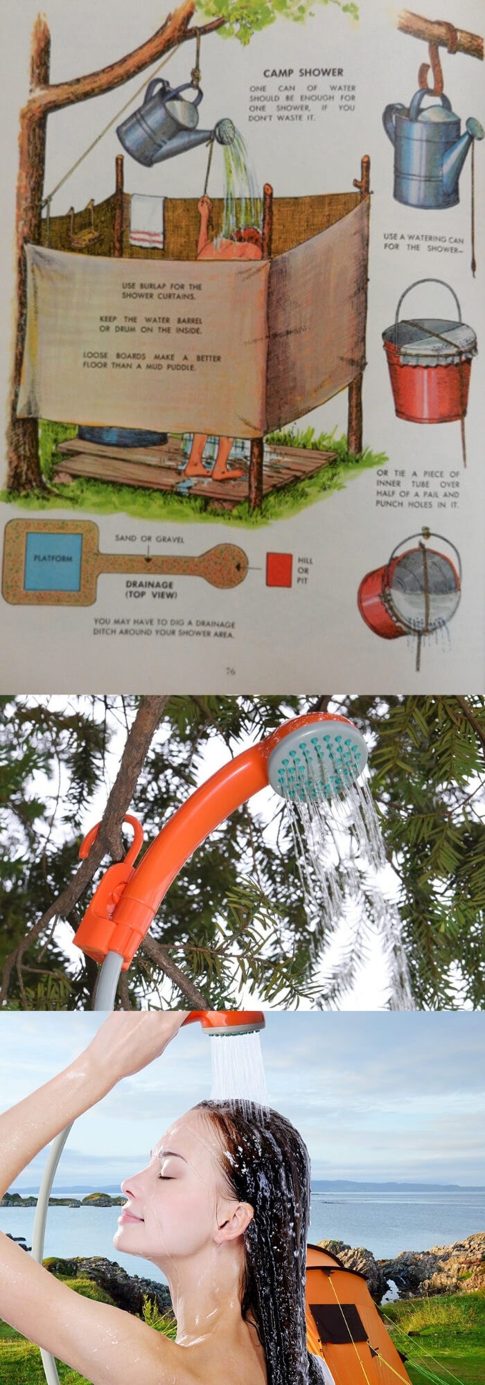 Portable Outdoor Shower For Camping