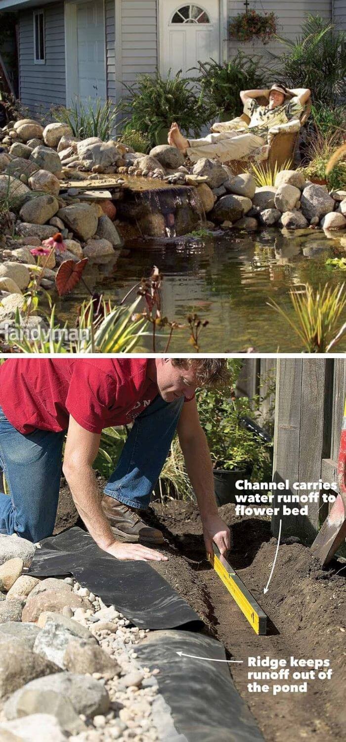 Backyard DIY Pond