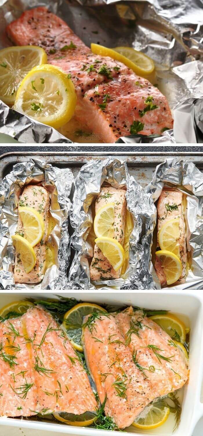 Salmon with Herbs & Lemon