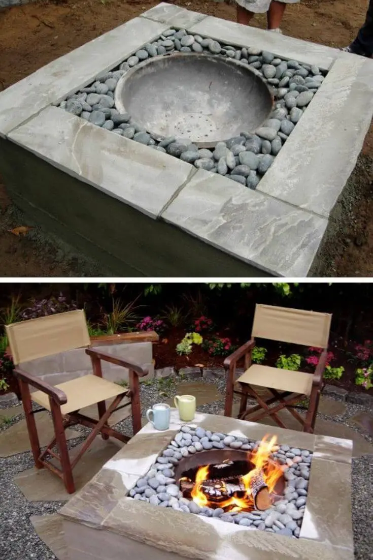 Solid Concrete Fire Pit