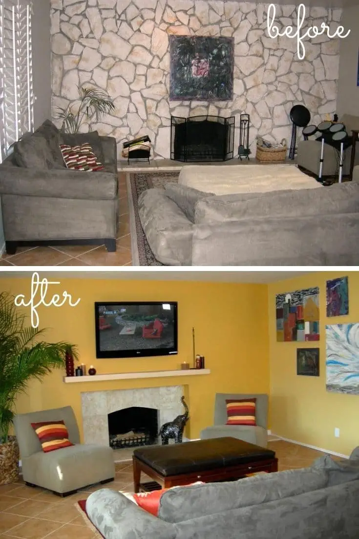 Cheap fireplace remodel ideas