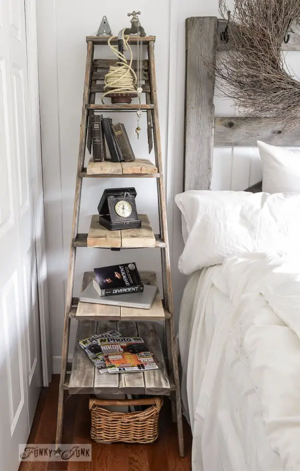 Upcycled StepLadder Side Table