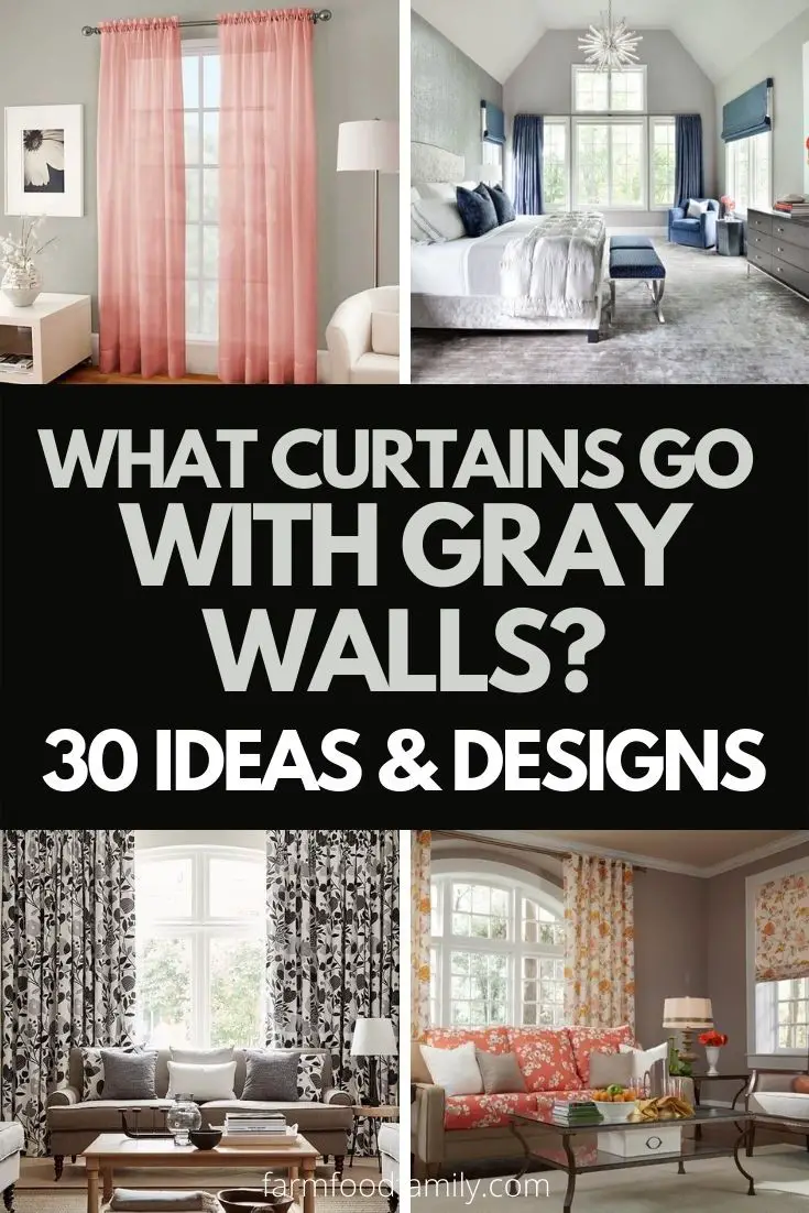 What Curtains Go With Gray Walls In Bedroom, Living Room?