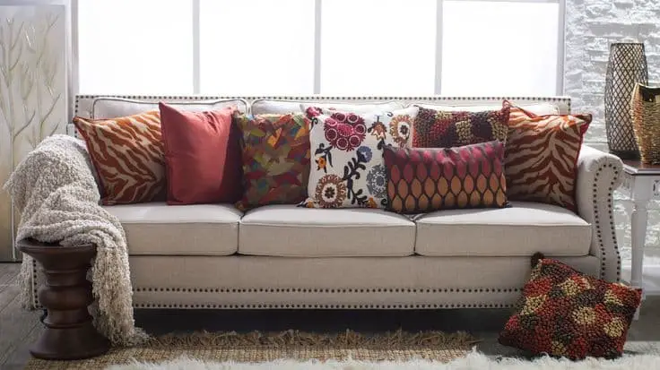 Orange Cushions and Pillows